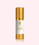 Crème Anti-Âge Contour des Yeux Velvéas Paris 15ml - Flacon doré soin anti-rides yeux
